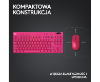 LOGITECH G PRO X TKL Lightspeed Tactile magenta 920-012159 - 1172774 - zdjęcie 12